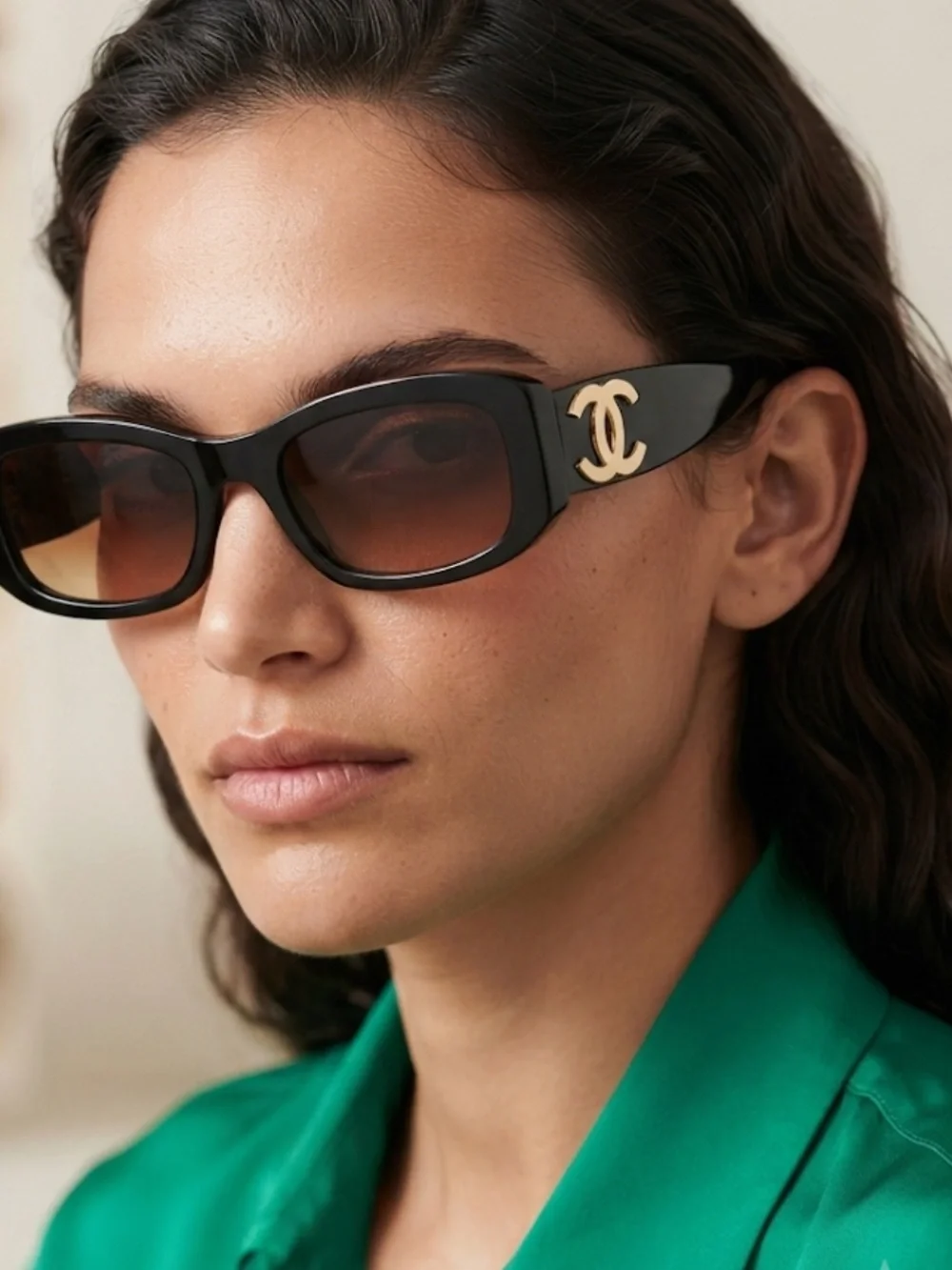 CHANEL Logo Unisex Sunglasses
